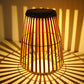 Decorative solar lantern in warm white LED polyethylene SHADY H43cm