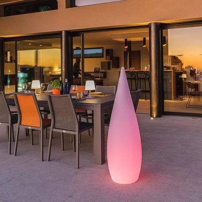 CLASSY H120cm dimmable multicolored LED drop wireless floor lamp with remote control