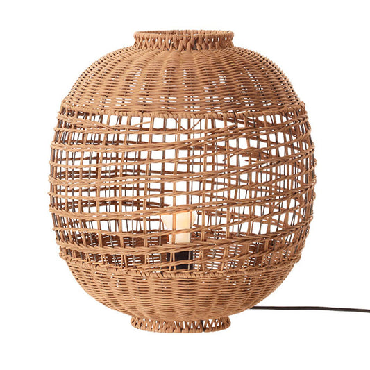 ESMA table lamp in natural rattan with E27 socket H42 cm