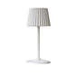 Wireless warm white LED table lamp ABBY WHITE H30cm