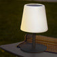Solar powered and rechargeable LED table lamp warm white/white dimmable STANDY TINY SOLAR H25cm