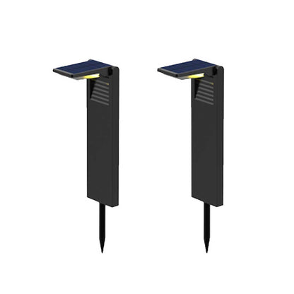 Set of 2 cold white LED solar beacons for planting 2x OSTRY H41cm