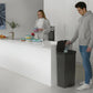 Vertical sorting kitchen bin 70 liters PICEA Gray double compartment