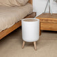 MALMO touch 7L bathroom floor trash can Wood color