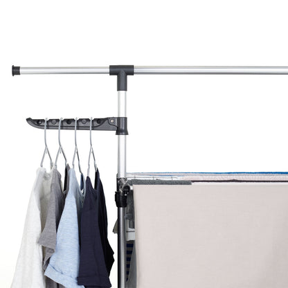 Séchoir à linge étendoir multifonction 25M ULTIMA 3 niveaux Noir et inox - REDDECO.com