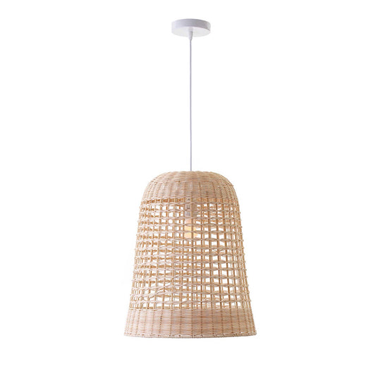 AMAYA NATURAL pendant lamp in rattan with electric fitting E27 H48 cm