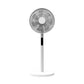 WELLY design silent pedestal fan with remote control and LED display and timer