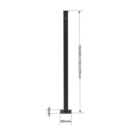 PHOENIX Outdoor Blackout Retractable Screen 180x300cm Gray