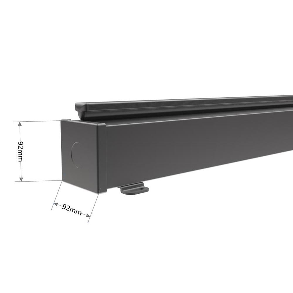 PHOENIX Outdoor Blackout Retractable Screen 180x300cm Gray